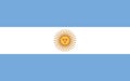 Flag of Argentina, Buenos Aires Royalty Free Stock Photo