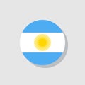 Flag of Argentina flat icon