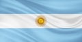 Flag of Argentina Flying in the Air 9