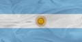 Flag of Argentina Flying in the Air 4