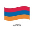 Flag of Armenia,Armenia flag Golden waving