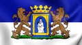 Flag of Assen, Netherlands.