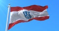 Flag of Asuncion, capital city of Paraguay