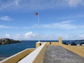 Flag atop of Ft. CHristiansted