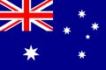Flag of Australia. Vector