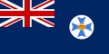 Queensland State Flag Royalty Free Stock Photo