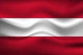 Flag of Austria. Austrian national symbol in official colors. Template icon. Abstract vector background