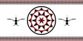 flag of Austronesian peoples Tao people. flag representing ethnic group or culture, regional authorities. no flagpole. Plane