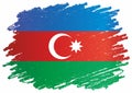 Flag of Azerbaijan, Republic of Azerbaijan. vector illustration