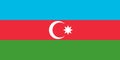 Flag Azerbaijan. Vector illustration