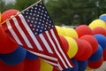 Flag & Balloons