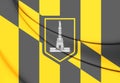 Flag of Baltimore Maryland, USA.