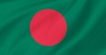 Flag of Bangladesh Flying in the Air 2