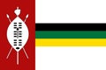 flag of Bantu peoples Zulu people. flag representing ethnic group or culture, regional authorities. no flagpole. Plane layout,