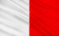 Flag of Bari, Apulia, Italy