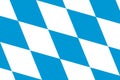 Flag of Bavaria in Germany