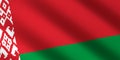 Flag of Belarus belarusian belarusians Royalty Free Stock Photo