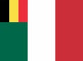 Flag of the Belgian Legion Royalty Free Stock Photo