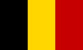 Flag of Belgium. Belgian national symbol with official colors. Vector illustration