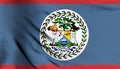Flag of Belize Royalty Free Stock Photo