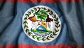 Flag of Belize Royalty Free Stock Photo