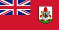 Flag Bermuda. Vector illustration Royalty Free Stock Photo