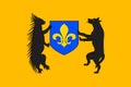 Flag of Blois in Loir-et-Cher of Centre-Val de Loire, France