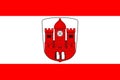 Flag of Borken in North Rhine-Westphalia, Germany