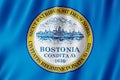 Flag of Boston city, Massachusetts US