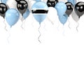Flag of botswana on balloons Royalty Free Stock Photo