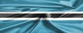 Flag Botswana silk fabric background patriotic government