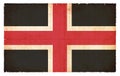 Grunge flag of Durham Great Britain