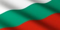 Flag of Bulgaria bulgarian bulgarians Royalty Free Stock Photo