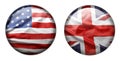 Flag buttons Royalty Free Stock Photo