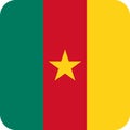 Flag Cameroon Africa illustration vector eps