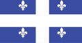 Flag of the canadian province of Quebec