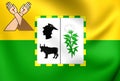 Flag of Caninde City, Brazil.