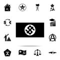 flag of capitalism icon. Detailed set of communism and socialism icons. Premium graphic design. One of the collection icons for Royalty Free Stock Photo