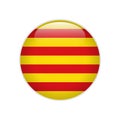 Flag Catalonia button
