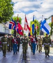 The flag ceremony