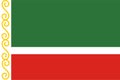 Flag of Chechen Republic (Russian Federation, Russia) Chechnya
