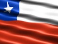 Flag of Chile Royalty Free Stock Photo