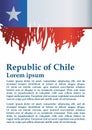 Flag of Chile, Republic of Chile. Bright, colorful vector illustration.