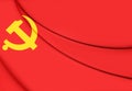 Flag of Chinese Communist Party.