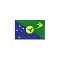 flag of Christmas island colored icon. Elements of flags illustration icon. Signs and symbols can be used for web, logo, mobile