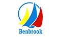 Flag of the city of Benbrook. State of texas. USA Royalty Free Stock Photo