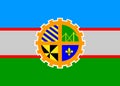 Flag of the city of Campana. Argentina