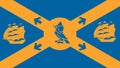 Flag of the city of Halifax. Canada