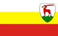 Flag of the city of Jelenia Gora. Poland