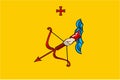 Flag of the city of Kirov. Russia